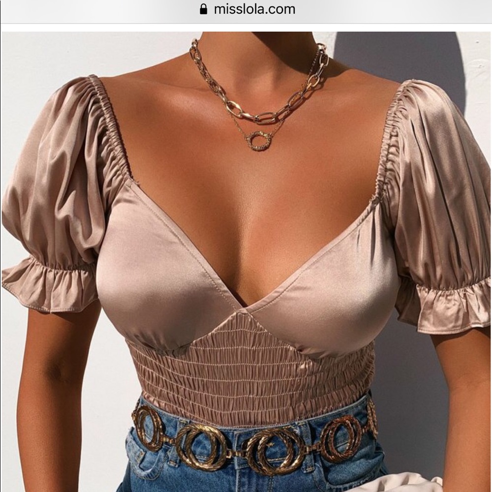 Perfect night bodysuit- nude